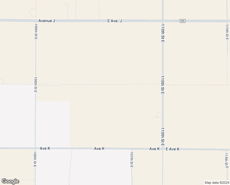 map of restaurants, bars, coffee shops, grocery stores, and more near 105 East Avenue J in Lancaster