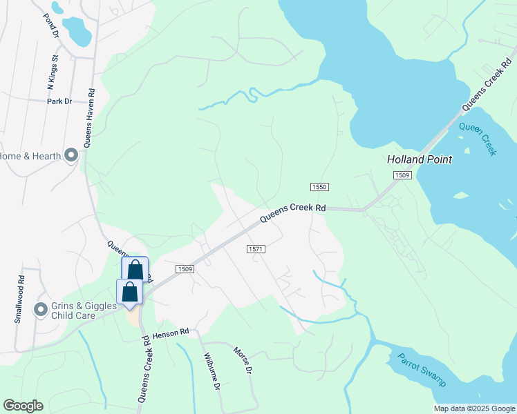 map of restaurants, bars, coffee shops, grocery stores, and more near 348 White Dove Drive in Hubert