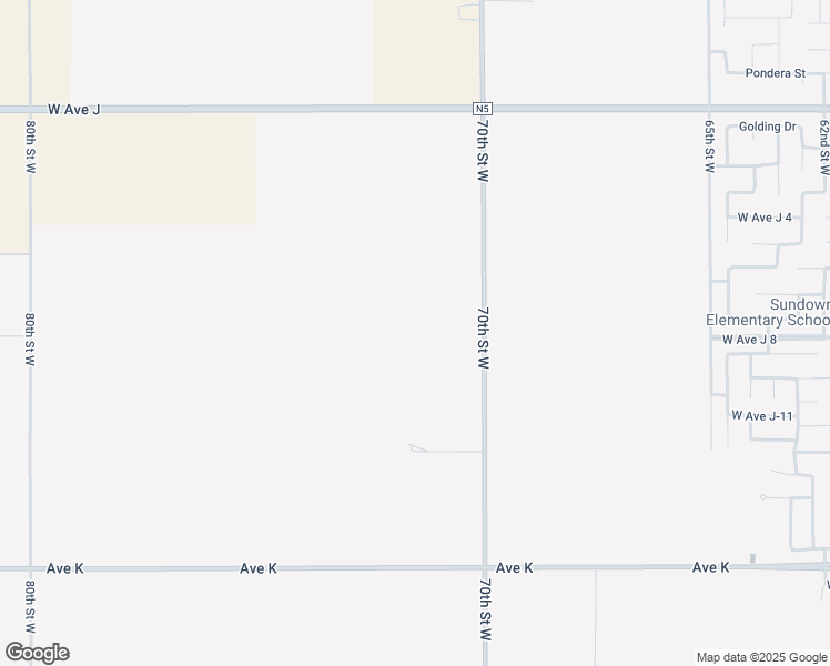 map of restaurants, bars, coffee shops, grocery stores, and more near 0 West Avenue J in Lancaster