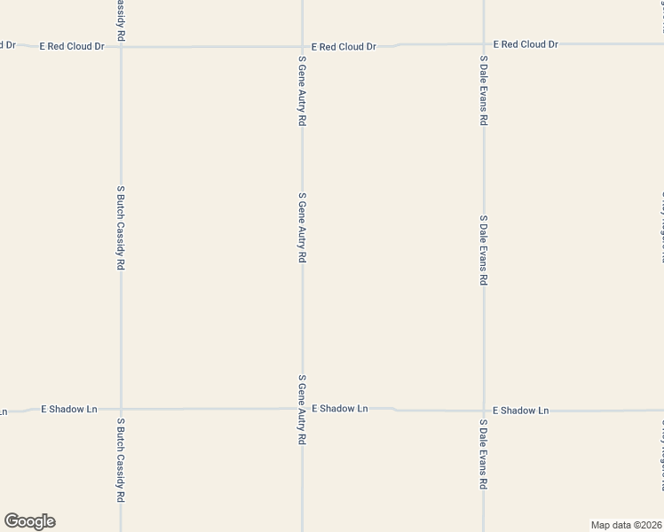 map of restaurants, bars, coffee shops, grocery stores, and more near 18695 South Gene Autry Road in Yucca