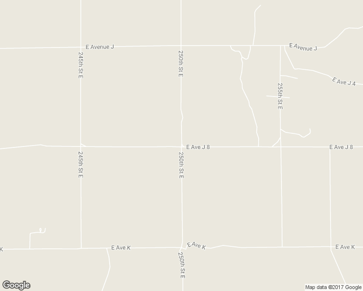 map of restaurants, bars, coffee shops, grocery stores, and more near 42924 250th Street East in Lancaster