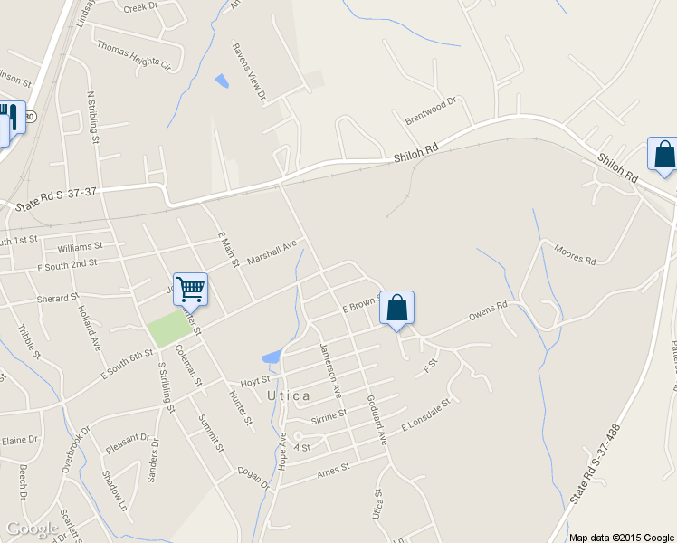 map of restaurants, bars, coffee shops, grocery stores, and more near 1804 Owens Road in Seneca