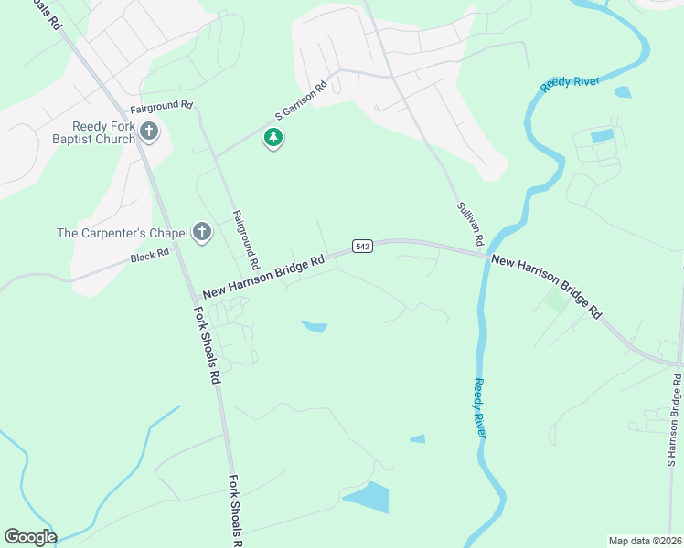 map of restaurants, bars, coffee shops, grocery stores, and more near 650 New Harrison Bridge Road in Simpsonville