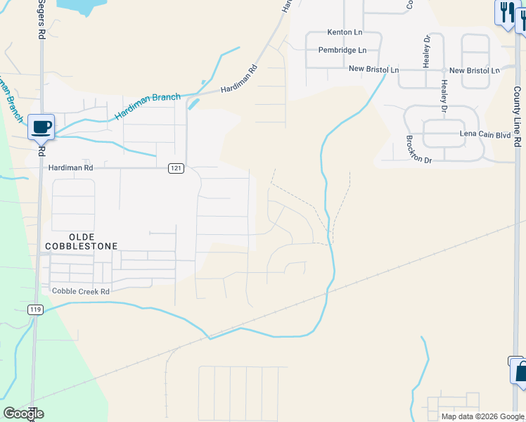 map of restaurants, bars, coffee shops, grocery stores, and more near 39 Dylan Road in Madison