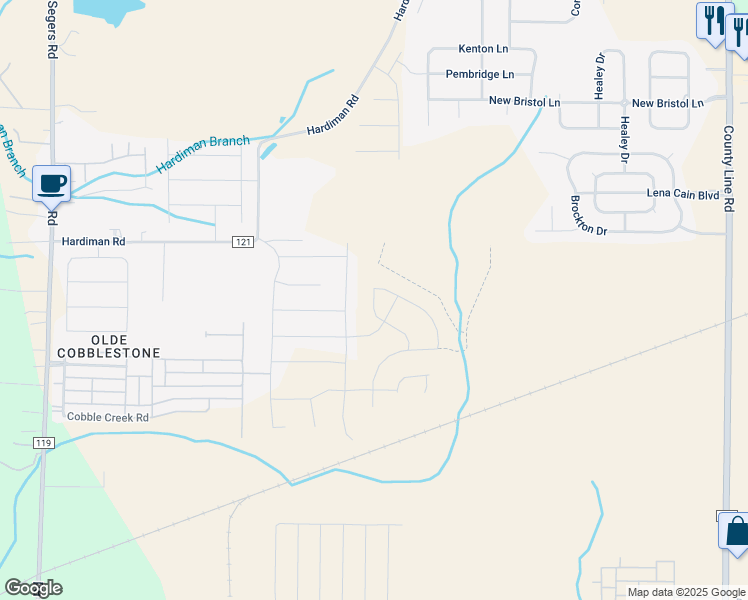map of restaurants, bars, coffee shops, grocery stores, and more near 39 Dylan Road in Madison