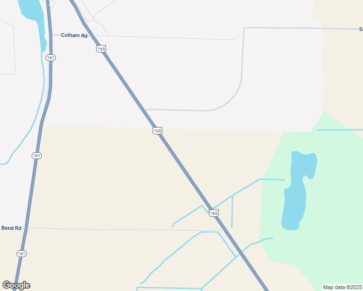map of restaurants, bars, coffee shops, grocery stores, and more near 12300 U.S. 165 in Scott