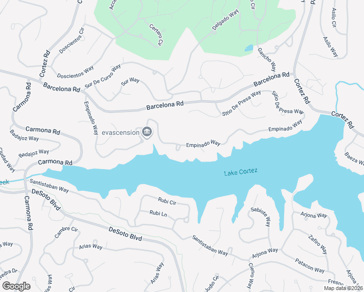 map of restaurants, bars, coffee shops, grocery stores, and more near 3 Empinado Place in Hot Springs
