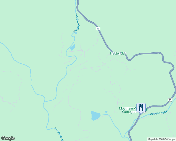 map of restaurants, bars, coffee shops, grocery stores, and more near 387 Hester Gap Road in Cleveland