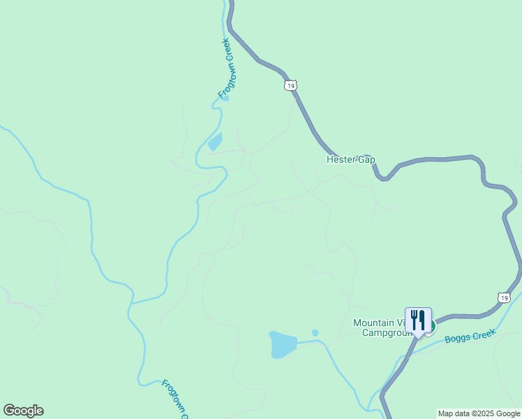 map of restaurants, bars, coffee shops, grocery stores, and more near 387 Hester Gap Road in Cleveland