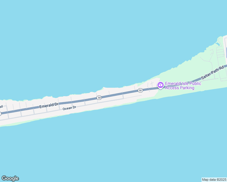 map of restaurants, bars, coffee shops, grocery stores, and more near 210 Emerald Drive in Emerald Isle