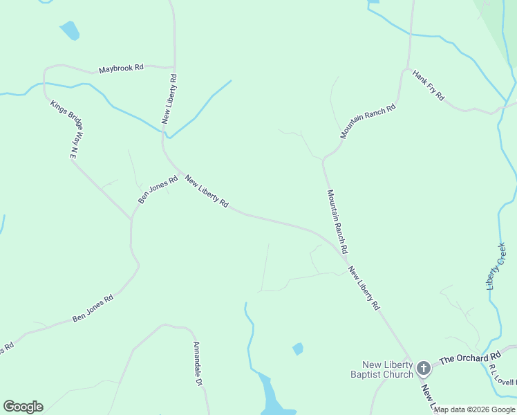 map of restaurants, bars, coffee shops, grocery stores, and more near 4850 New Liberty Road in Clarkesville