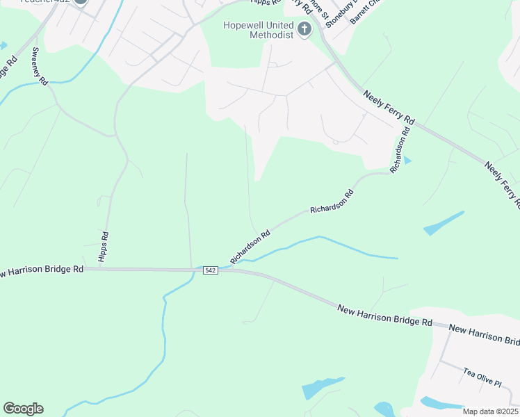 map of restaurants, bars, coffee shops, grocery stores, and more near 38 Spaar Lane in Simpsonville