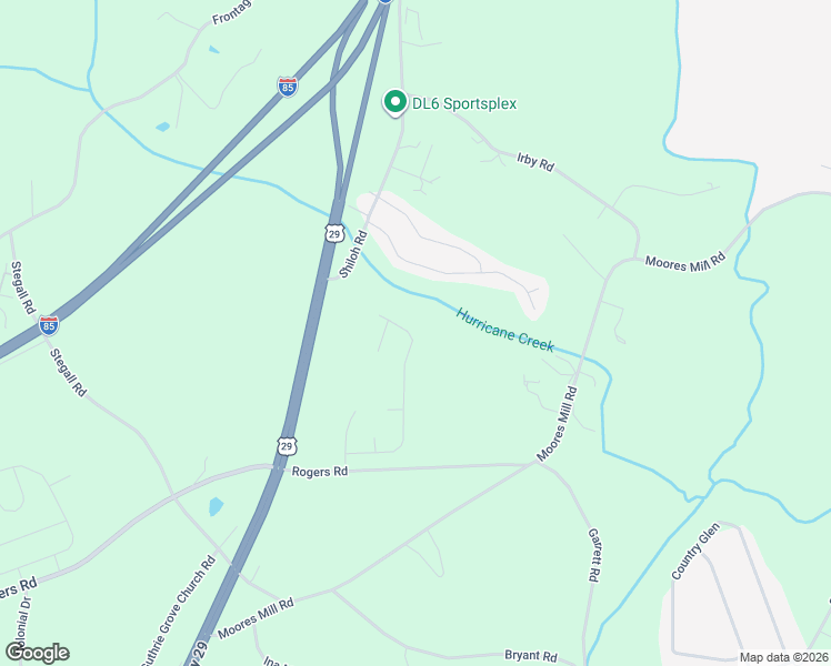 map of restaurants, bars, coffee shops, grocery stores, and more near 815 Shiloh Road in Piedmont