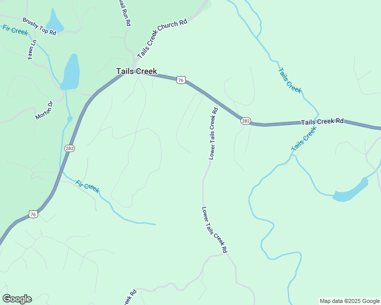map of restaurants, bars, coffee shops, grocery stores, and more near 20 Katie Lane in Ellijay