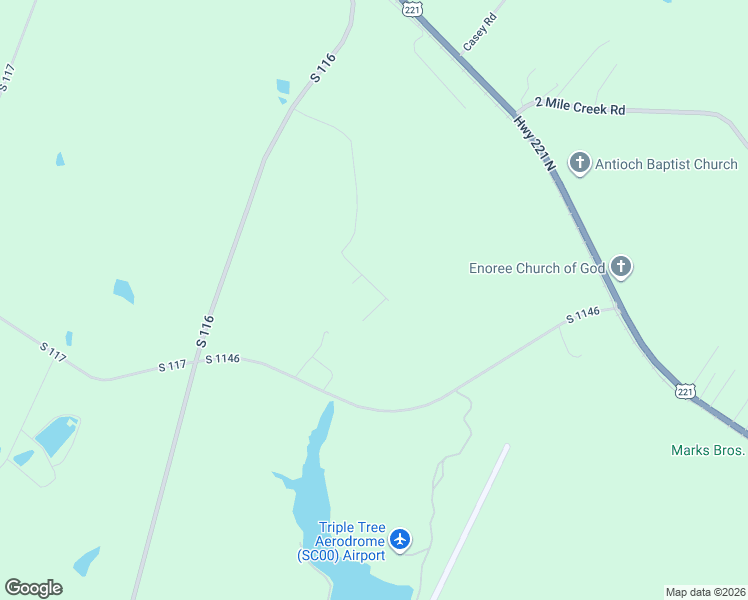 map of restaurants, bars, coffee shops, grocery stores, and more near 321 Elijah Simmons Road in Woodruff