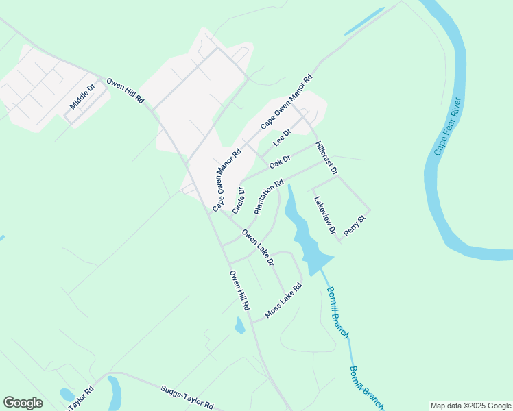 map of restaurants, bars, coffee shops, grocery stores, and more near 207 Plantation Road in Elizabethtown