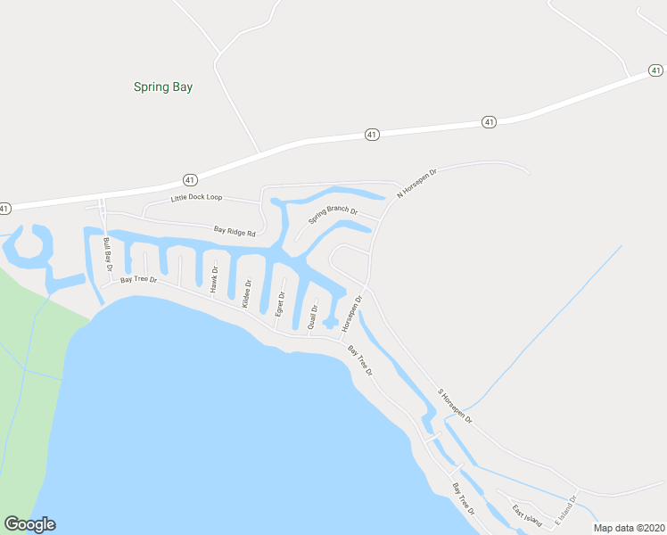 map of restaurants, bars, coffee shops, grocery stores, and more near Oak Island Road in Harrells