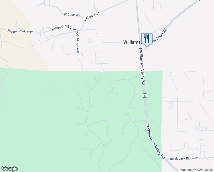 map of restaurants, bars, coffee shops, grocery stores, and more near 9940 Clear Fork Road in Prescott