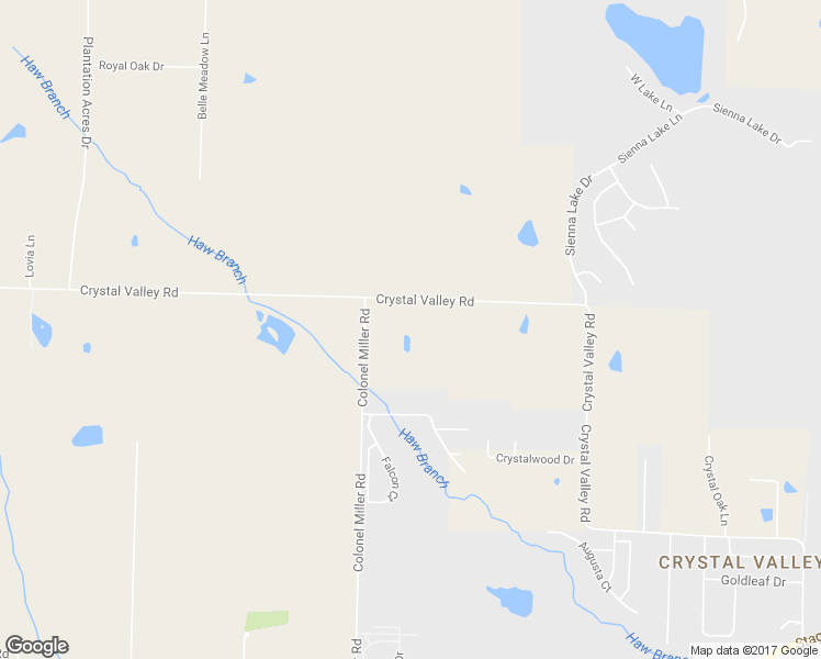 map of restaurants, bars, coffee shops, grocery stores, and more near 15201 Crystal Valley Road in Little Rock