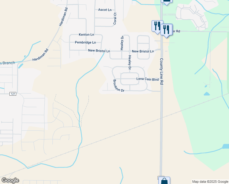 map of restaurants, bars, coffee shops, grocery stores, and more near 209 Brockton Drive in Madison