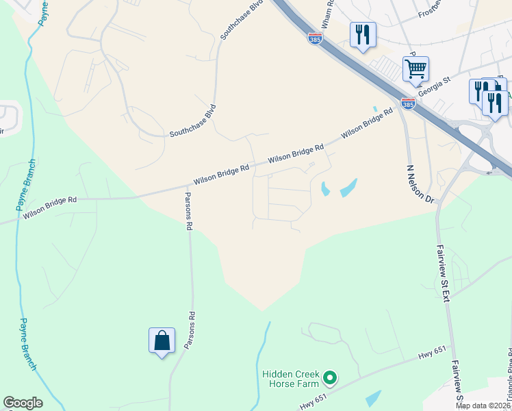 map of restaurants, bars, coffee shops, grocery stores, and more near 207 Wilson Bridge Road in Fountain Inn