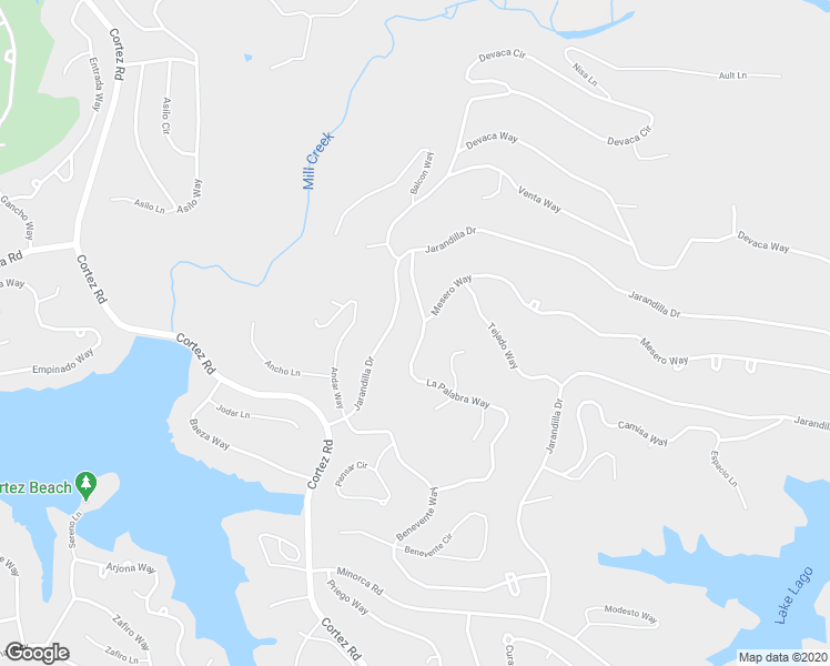 map of restaurants, bars, coffee shops, grocery stores, and more near 20 La Palabra Way in Hot Springs Village