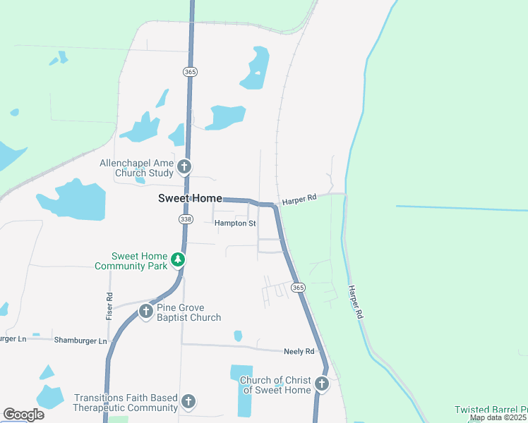 map of restaurants, bars, coffee shops, grocery stores, and more near in Sweet Home