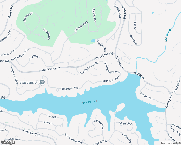 map of restaurants, bars, coffee shops, grocery stores, and more near 178 Empinado Way in Hot Springs Village