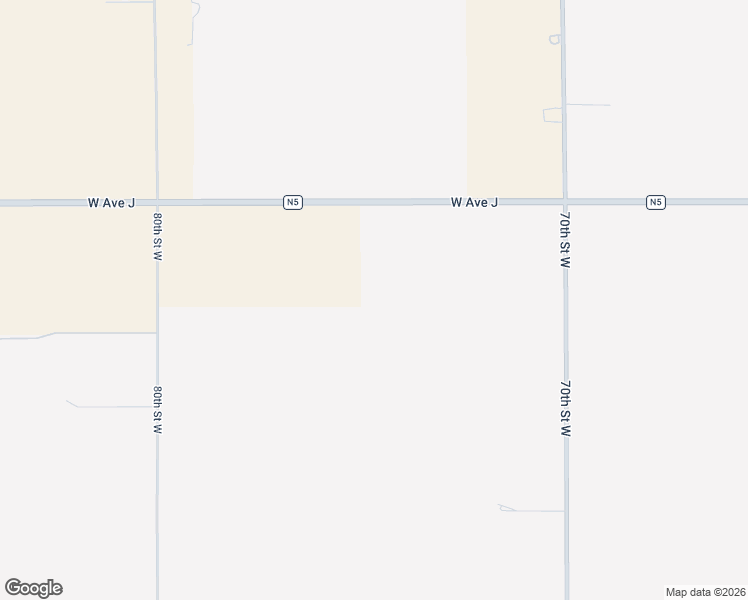 map of restaurants, bars, coffee shops, grocery stores, and more near 7554 West Avenue J in Lancaster