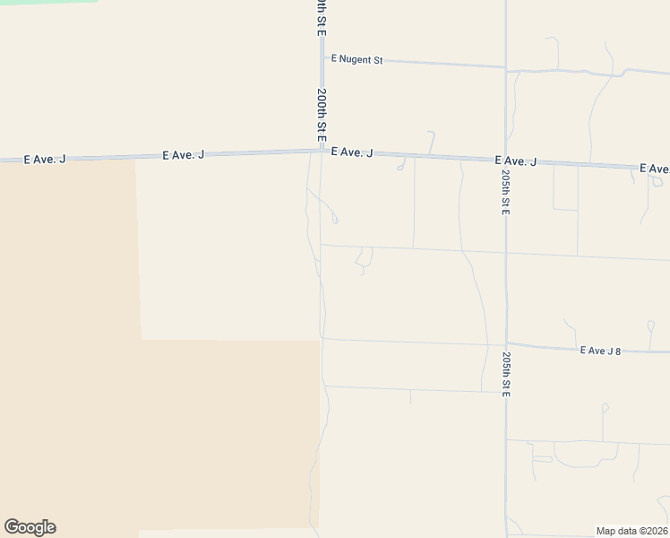 map of restaurants, bars, coffee shops, grocery stores, and more near 44120 200th Street East in Lancaster