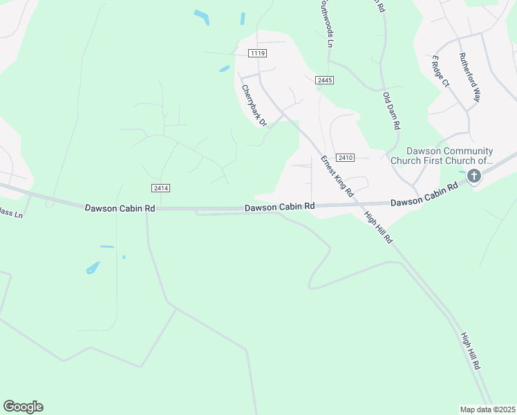 map of restaurants, bars, coffee shops, grocery stores, and more near Dawson Cabin Road in Jacksonville