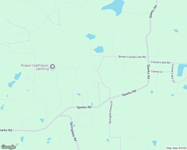 map of restaurants, bars, coffee shops, grocery stores, and more near 9749 Springhill Farms Drive in Alexander