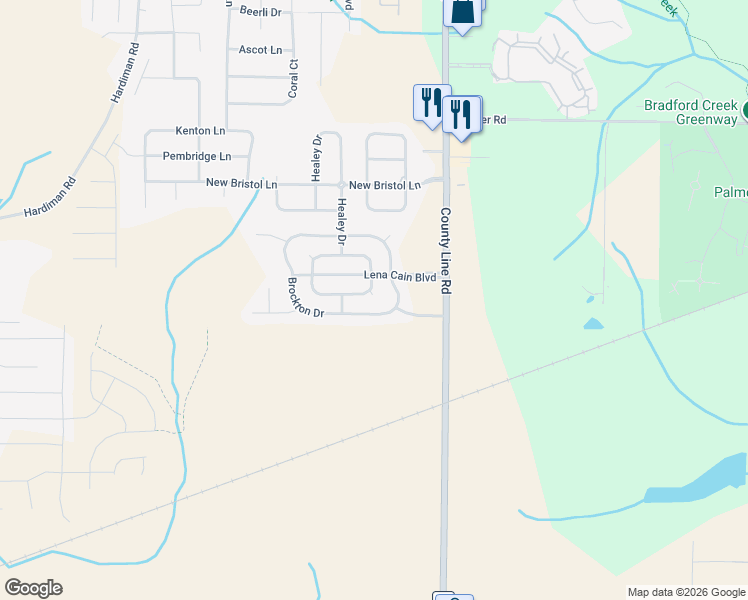 map of restaurants, bars, coffee shops, grocery stores, and more near 102 Stockport Circle in Madison
