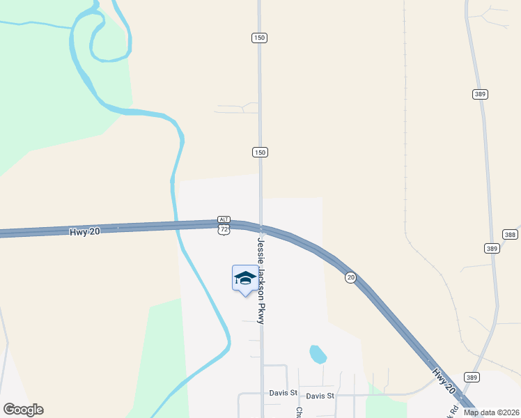 map of restaurants, bars, coffee shops, grocery stores, and more near 13241 County Road 150 in Courtland