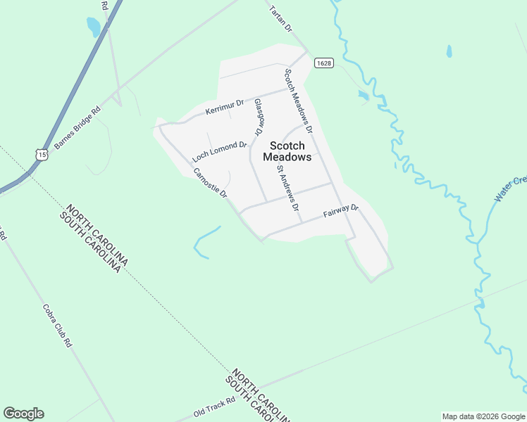 map of restaurants, bars, coffee shops, grocery stores, and more near 11280 Edinburgh Drive in Laurinburg