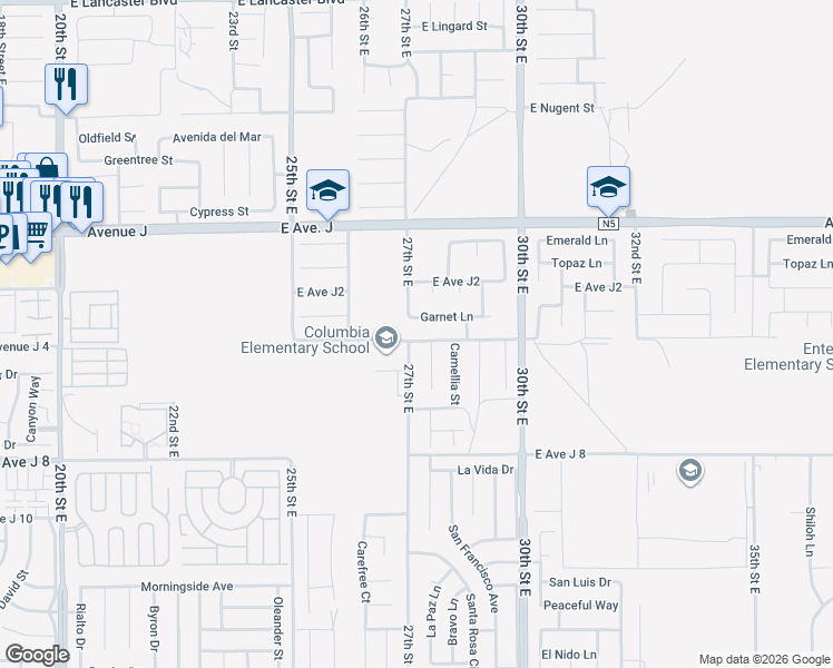 map of restaurants, bars, coffee shops, grocery stores, and more near in 