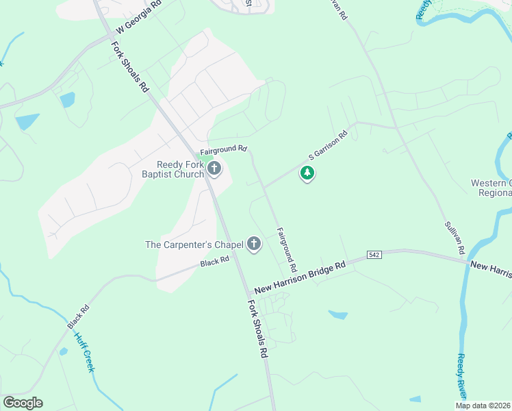 map of restaurants, bars, coffee shops, grocery stores, and more near 137 Fairground Road in Simpsonville