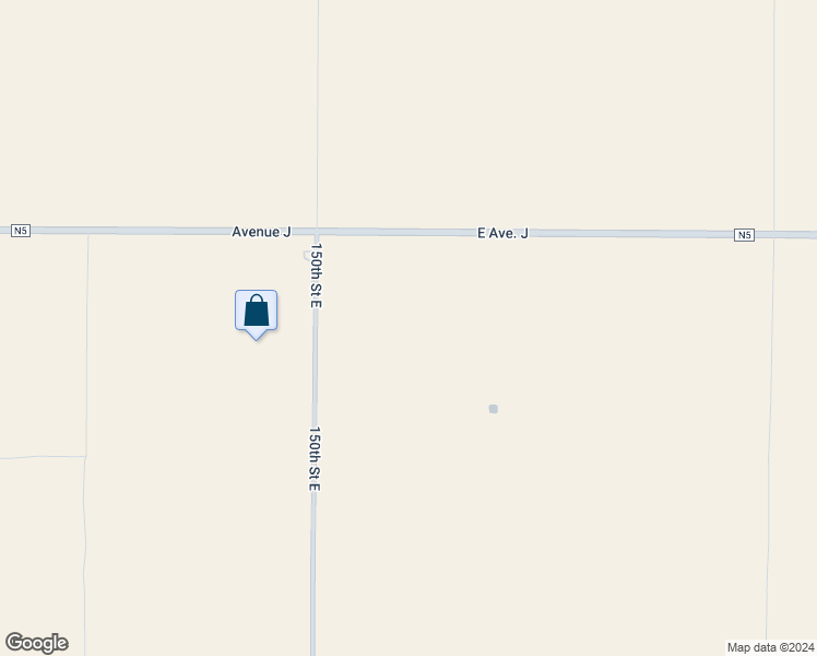 map of restaurants, bars, coffee shops, grocery stores, and more near 152nd Street East in Los Angeles County