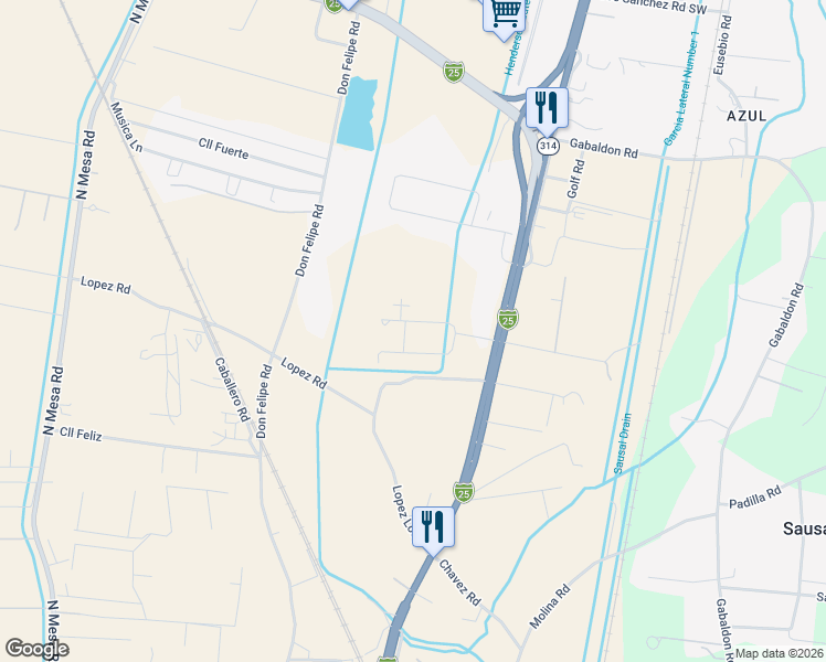 map of restaurants, bars, coffee shops, grocery stores, and more near 2 Jose I Garcia Road in Belen