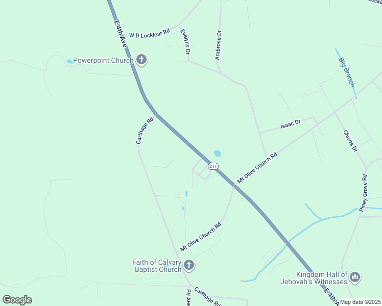 map of restaurants, bars, coffee shops, grocery stores, and more near 3715 North Carolina 211 in Lumberton