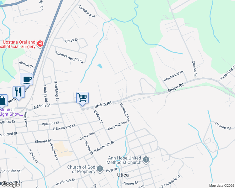 map of restaurants, bars, coffee shops, grocery stores, and more near 730 Bellview Way in Seneca