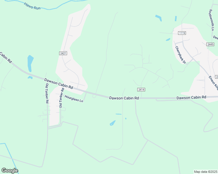map of restaurants, bars, coffee shops, grocery stores, and more near 2592 Dawson Cabin Road in Jacksonville