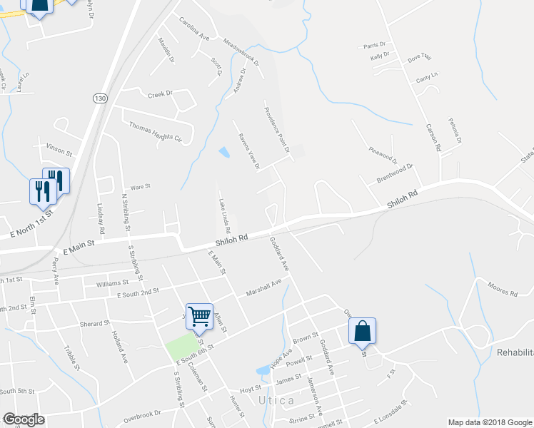 map of restaurants, bars, coffee shops, grocery stores, and more near 726 Bellview Way in Seneca