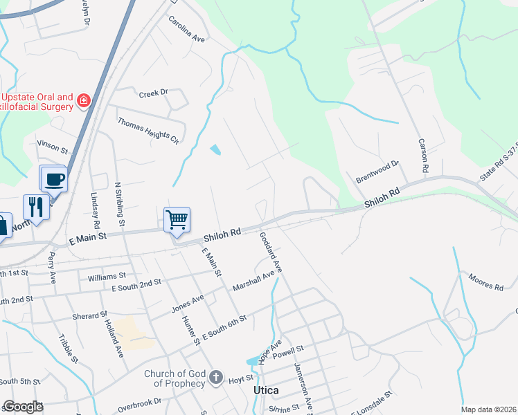 map of restaurants, bars, coffee shops, grocery stores, and more near 728 Bellview Way in Seneca