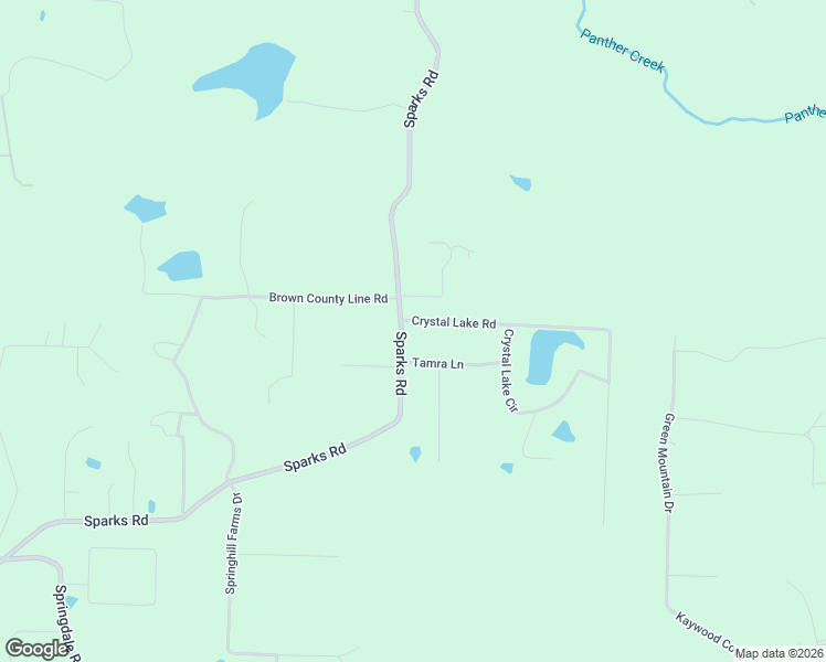 map of restaurants, bars, coffee shops, grocery stores, and more near 2703 Crystal Lake Road in Alexander