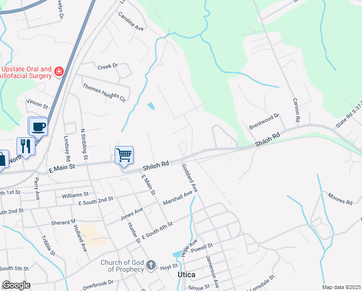 map of restaurants, bars, coffee shops, grocery stores, and more near 730 Bellview Way in Seneca