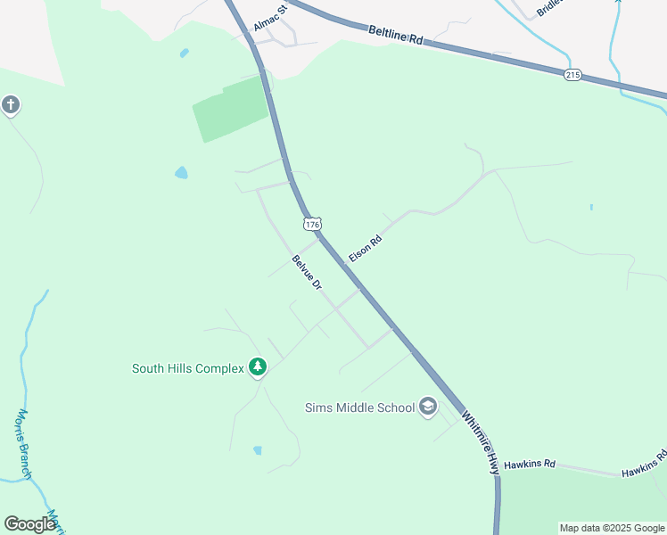 map of restaurants, bars, coffee shops, grocery stores, and more near 1922 Whitmire Highway in Union