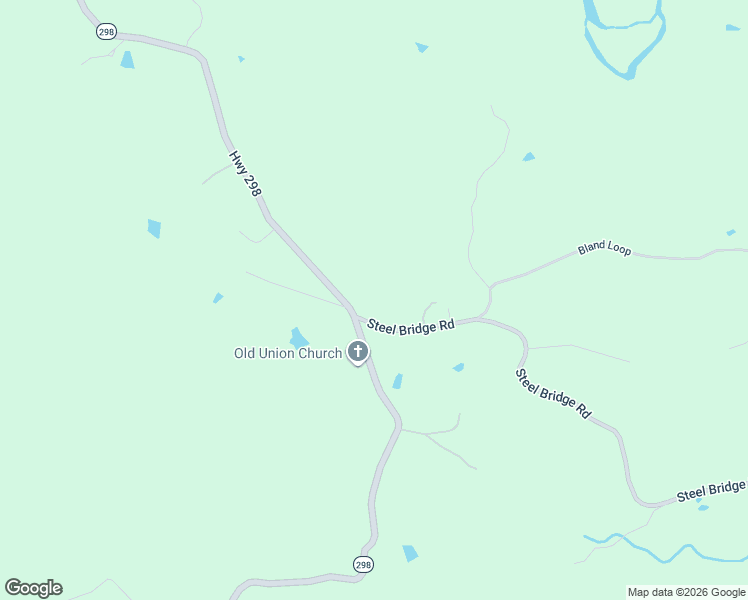 map of restaurants, bars, coffee shops, grocery stores, and more near 10058 Steel Bridge Road in Benton