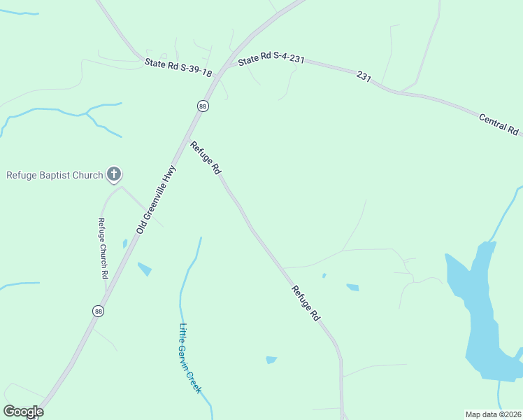 map of restaurants, bars, coffee shops, grocery stores, and more near 3744 Refuge Road in Central