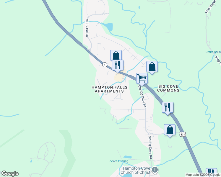 map of restaurants, bars, coffee shops, grocery stores, and more near 1002 Hampton Fall Boulevard in Brownsboro